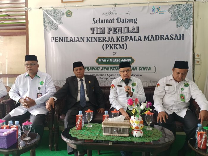 Penilaian Kinerja Kepala Madrasah MTsN 6 Muaro Jambi Berjalan Lancar dan Profesional