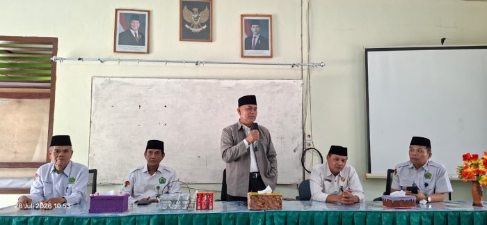 Kepala Kantor Kementerian Agama Kabupaten Muaro Jambi Melakukan Kunjungan Pembinaan Di MTsN 6 Muaro Jambi